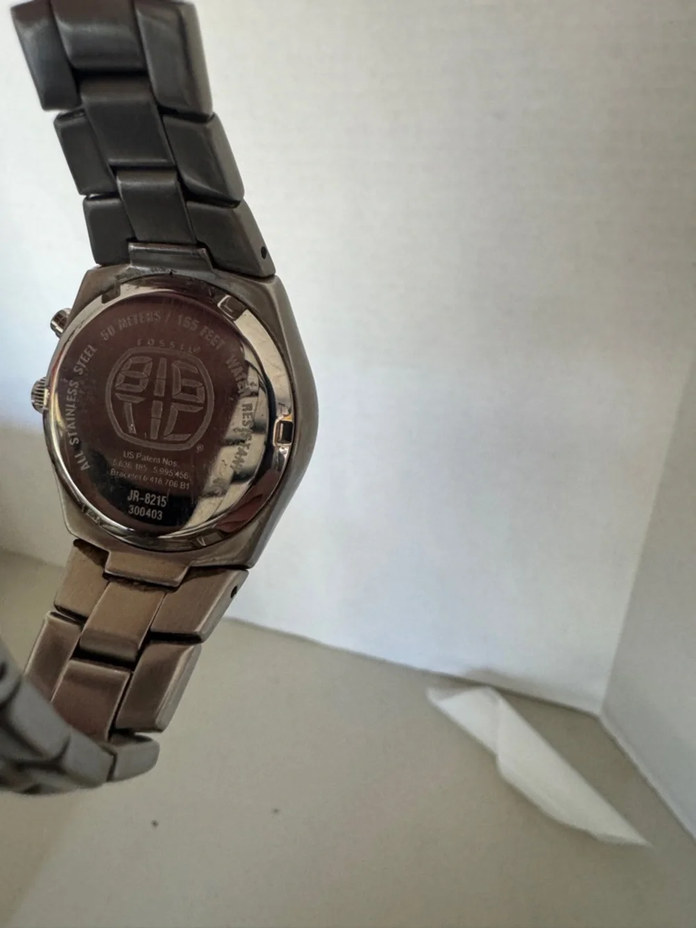 Fossil Big Tic flame watch. Pre-owned